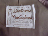 Vintage Suede Jacket Trenchcoat Style Classic Style Soft Suede Leathers by New England Sports Wear, Peabody Mass
