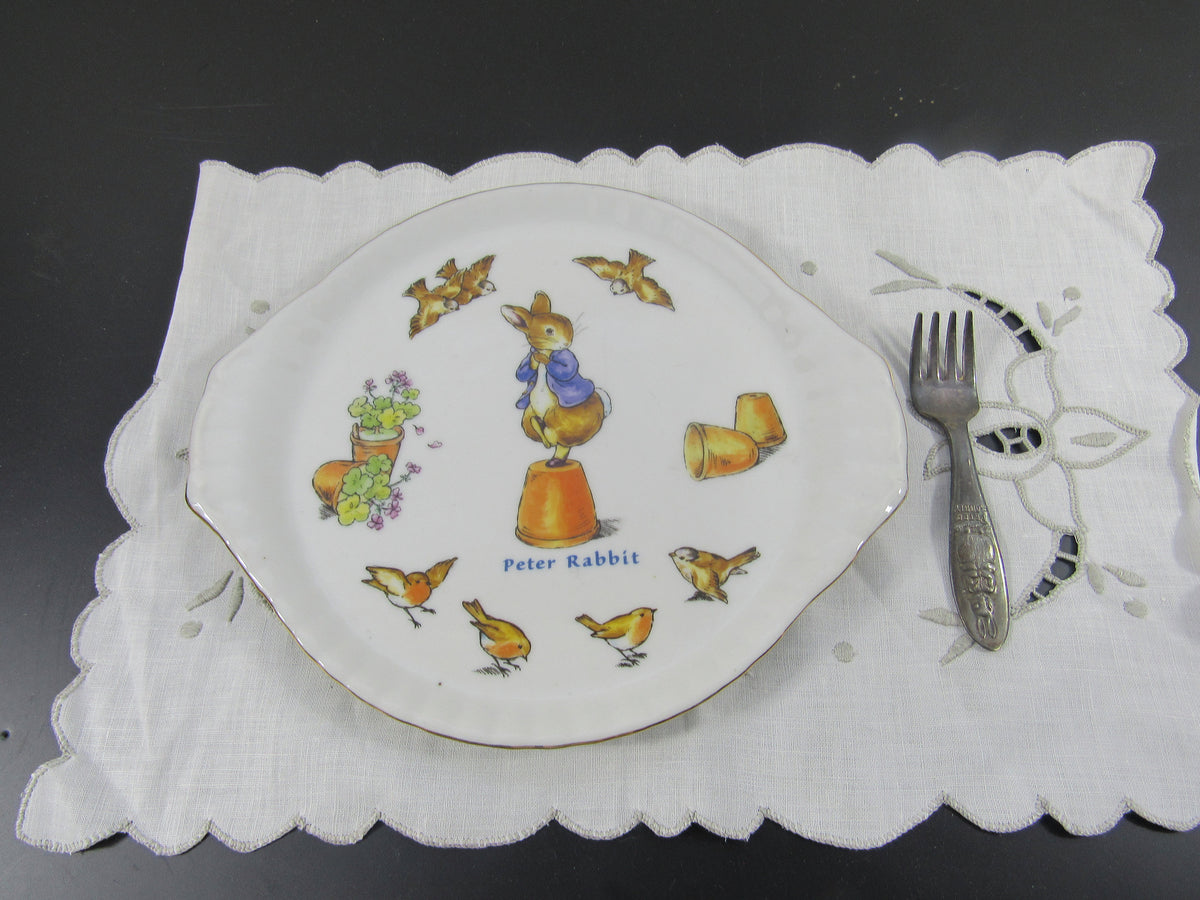 Vintage Peter Rabbit Plush Peter Rabbit Collectible Plate Peter