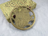 Vintage Brass Pineapple Trivet Hanging Hot Pad Pineapple Pot Holder Kitchen Trivet Sign of Hospitality Serving Tabletop Plant Stand