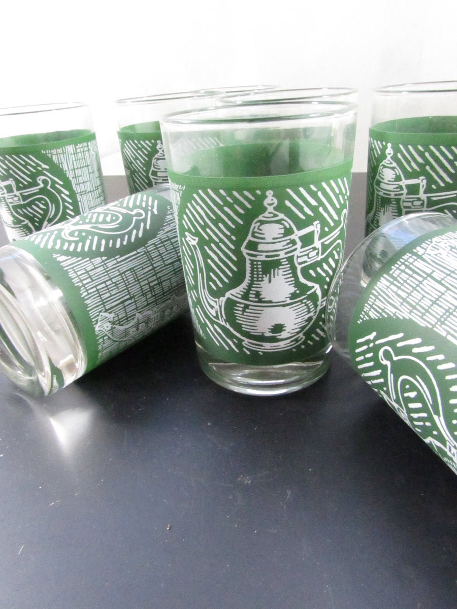 Vintage Mid Century Juice Glass Tumbler Libby Rockware Set of 7 –  TheFlyingHostess