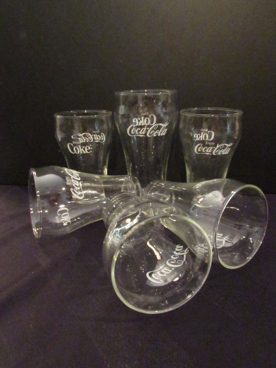 Vintage coca-cola offers glasses