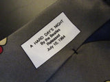 Vintage Beatles Neck Tie "A Hard Day's Night" Silk Men's Tie Accessories Collectible Licensed Beatles 1991 Apple Corps. Limited