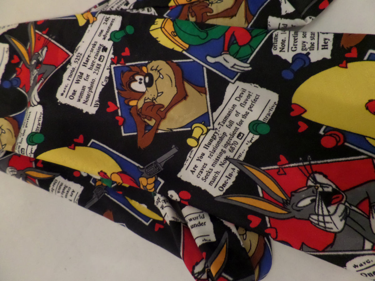 Looney Tune Neckties Men's Cartoon Ties Set of 2 Bugs Bunny