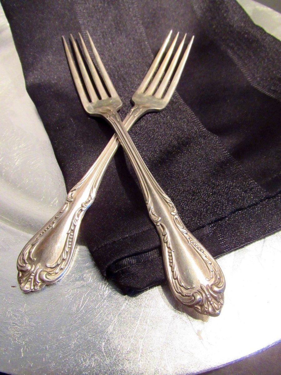 Vintage Silverplate Forks Wm A Rogers Silver Overlay Ornate Old South –  TheFlyingHostess