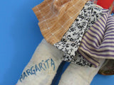 Vintage Venezuelan Handmade Rag Doll Folk Art Tribal Ethnic Margarita Island Souvenir