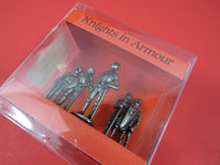 Vintage Pewter Miniature Knights in Armour Medieval Series Heritage Products Westair United Kingdom Set of 5 Game of Thrones Dungeon Dragons