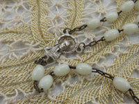 Vintage Rosary Bead Strand Crucifix Italy