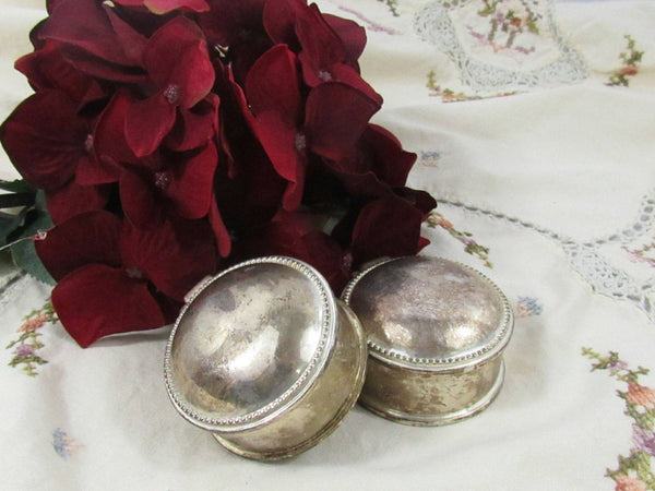 Vintage Silverplate Candle Holders Votives Set of 2