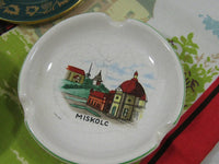 Vintage Souvenir Porcelain Ashtrays Miniature Plates Limoges France Canada Ireland Hungary Travel