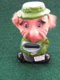 Vintage Bank Mid Century Kitschy Hobo Ceramic Bank Japan Gag Gift Man Cave Collectible Bank