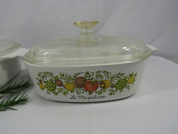 Rare Vintage Corning Ware Spice Of Life L'Marjolaine Casserole Dish With  Lid