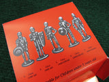 Vintage Pewter Miniature Knights in Armour Medieval Series Heritage Products Westair United Kingdom Set of 5 Game of Thrones Dungeon Dragons