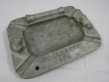 Vintage Cast Aluminum Ashtray Industrial Salvage Tobacciana