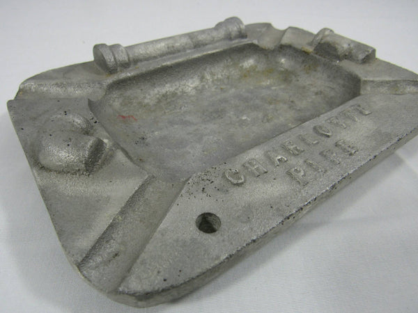 Vintage Cast Aluminum Ashtray Industrial Salvage Tobacciana