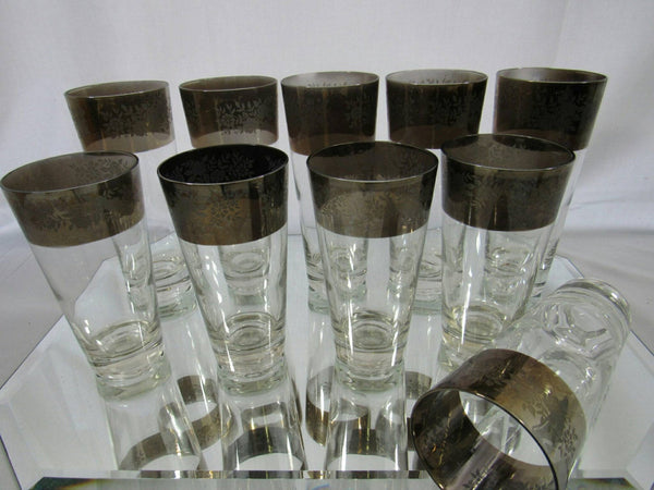 Set of Vintage Mid-Century Dorothy Thorpe Style Bar Glasses