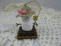 Collectible S'More Christmas Ornament Toasted Campfire S'More Garden Marshmallow S'More