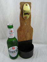 Vintage Wooden Hanging Bottle Opener Beer Bottle Tote Rustic Man Cave Bar Groom Gift For Him Beer Lover