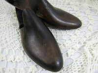 Antique Wood Shoe Forms 9.5 Wooden Shoe Forms Stretchers Shoe Molds