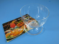 Vintage Crystal Coupe Glasses With Base Shrimp Cocktail Seafood Dessert Cups Set of 4