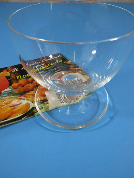 Vintage Crystal Champagne Coupe Gold Rim Glasses, Set of 4