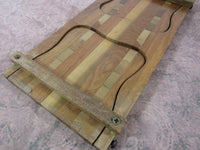 Vintage Wooden Bread Cutting Board Wood Bread Board Folding Bread Board