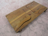 Vintage Wooden Bread Cutting Board Wood Bread Board Folding Bread Board