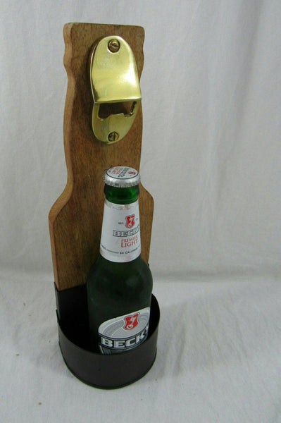 Vintage Wooden Hanging Bottle Opener Beer Bottle Tote Rustic Man Cave Bar Groom Gift For Him Beer Lover