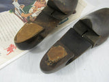 Antique Wood Shoe Forms 9.5 Wooden Shoe Forms Stretchers Shoe Molds