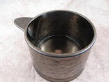 Vintage McCoy Bronze Bucket Planter Shiny Glaze