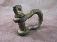 Vintage Iron Anchor Shackle Crosby Canada Vintage Hardware Salvage Tools Man Cave Upcycle Rusty Stuff Decor