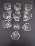 Vintage Crystal Wine Cordial Glasses Craft Cocktail Glasses Hold Perfect 2 oz Set of 5
