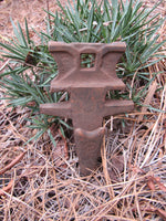 Antique Primitive Plough Part Rusty Garden Art Vintage Tractor Part Farm and Garden