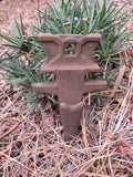 Antique Primitive Plough Part Rusty Garden Art Vintage Tractor Part Farm and Garden