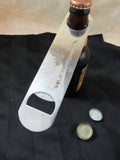 Vintage Etched Budweiser Bottle Cap Opener Can Opener King of Beers Collectibles Man Cave Stockig Stuffer Beer Lover