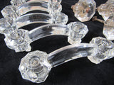 Vintage Glass Cabinet Drawer Knobs Handles Pulls DIY Authentic Hardware Salvage Not Reproductions Sold Seperately