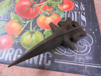 Antique Primitive Plough Part Rusty Garden Art Vintage Tractor Part Farm and Garden