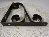 Vintage Metal Shelf Bracket or Wrought Iron Garden Hook