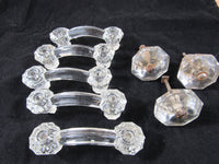 Vintage Glass Cabinet Drawer Knobs Handles Pulls DIY Authentic Hardware Salvage Not Reproductions Sold Seperately