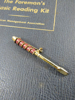 Vintage Screwdriver Pin Brooch Tool Pin Unisex OOAK Pin Stocking Stuffer Gift Idea Handyman/Builder/Carpenter Construction