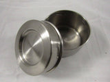 Stainless Steel Condiment Carrier Salad Dressing Holder Lunchbox Accessory Food Storage Pill Holder