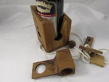 Vintage Wooden Wine Holder Puzzle Gift Box Wine Storage Locker Brain Teaser Party Gift Hostess Gift