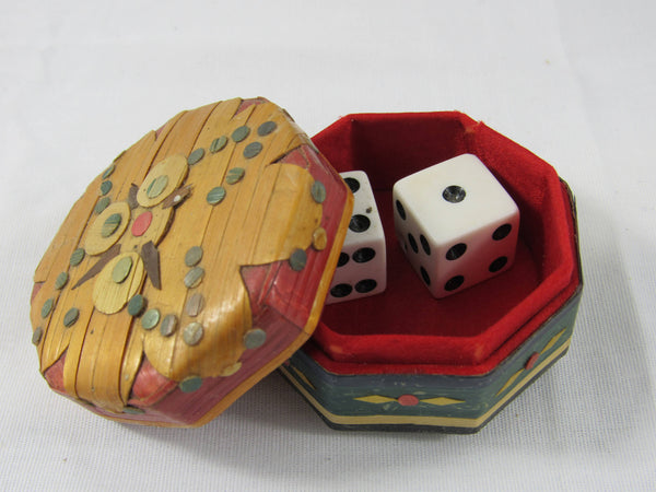 Miniature Hexagon Handmade Box Miniature Jewelry Gift Box Dice Box Stash Box India