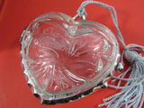 Vintage Lenox/Gorham Collectible Crystal Ornament EACH Sold Seperately Lady Anne Pitcher, Cat with Ribbon, Pave Heart Box In Original Box