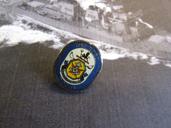 Vintage Navy Pin USS Ross DDG 71 Naval Pin Navy Destroyer Collectible Pin