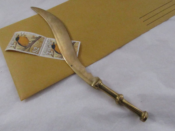 Vintage Brass Letter Opener Sword Saber Style Letter Opener Home Office Desktop