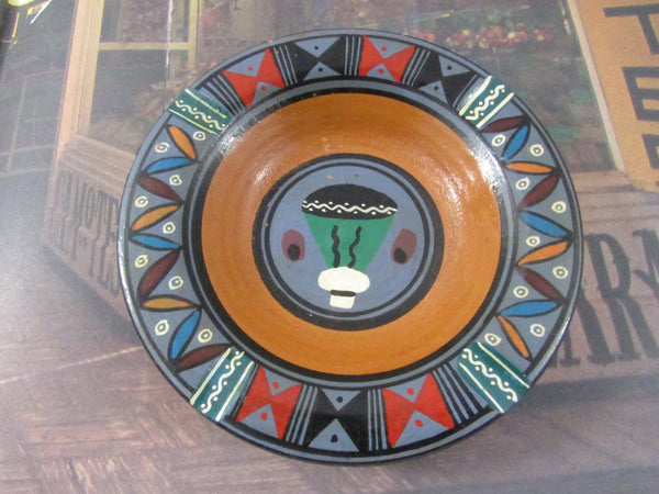 Vintage Handmade Miniature Ashtray Art Pottery Costa Rica Tobacciana
