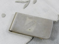 Vintage Money Clip USCO Stamp Symbol Silver Money Clip Gift Idea For Him