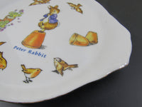 Vintage Peter Rabbit Plush Peter Rabbit Collectible Plate Peter Rabbit Silverplate Fork EACH Baby Keepsake Gift Beatrix Potter