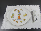 Vintage Peter Rabbit Plush Peter Rabbit Collectible Plate Peter Rabbit Silverplate Fork EACH Baby Keepsake Gift Beatrix Potter