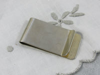 Vintage Money Clip USCO Stamp Symbol Silver Money Clip Gift Idea For Him